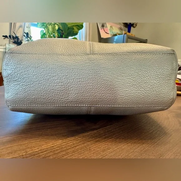 Coach Penelope Metallic Pebbled Leather Shoulder Bag - Picture 5 of 15